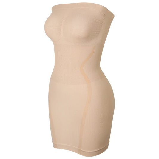 Tube Top Shaping Dress Women'S Full Body Control Shapewear High Elastic Hip Lifting Shapes Perfect Curves Wear Daily Wear Outfit