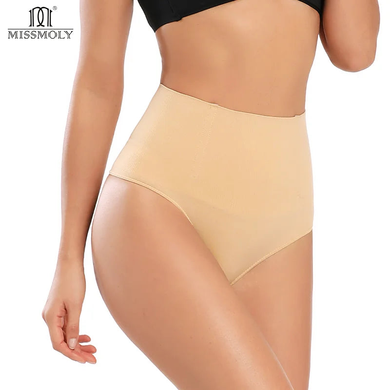 Women High Waist Thong Control Panties  Sexy Tummy Flat Lingeries Shapers Slimming Butt Lifter Underwear Fajas