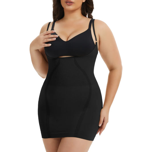 Vestito Contenitivo Push-Up Spalline Regolabili Taglie Forti