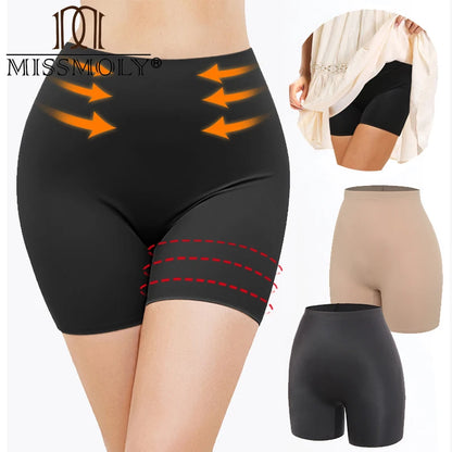 MISSMOLY Shapewear Shorts for Women Tummy Control High Waist Body Shaper Compression Thigh Slimmer Butt Lifter Panties Underwear
