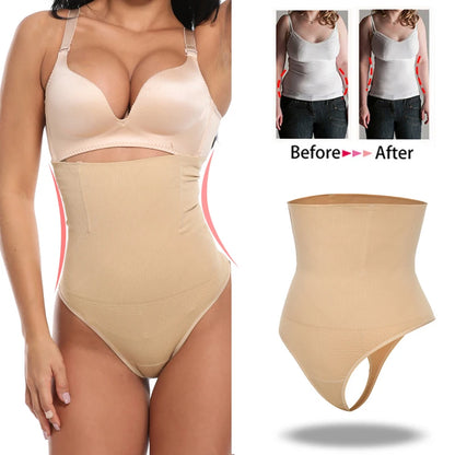 Waist Cincher Thong Girdle Butt Tummy Slimmer Thong Panty Minceur Shapewear Control Shaper Waist Cincher Hip up Underwear