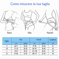 ArmoVita - tabella delle taglie