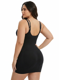 Mieder-Push-up-Kleid mit verstellbaren Trägern