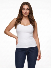 Formgebendes Tanktop mit quadratischem Ausschnitt und Shaping-Effekt